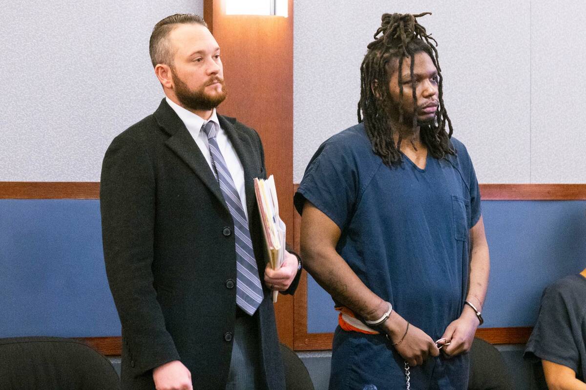 Rashawn Gaston-Anderson, right, appears in court with his attorney Michael Troiano, during his ...