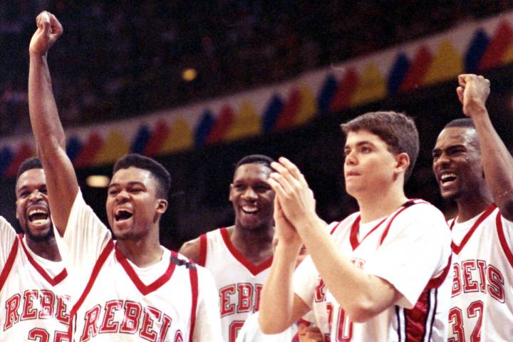 JEFF SCHEID/LAS VEGAS REVIEW-JOURNAL This image left to right, Mosses Scurry, Anderson Hunt, D ...