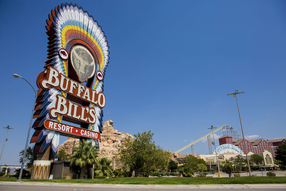 Buffalo Bill's hotel-casino' sign on Tuesday, Aug. 23, 2016, in Primm, Nevada. The hotel and ca ...