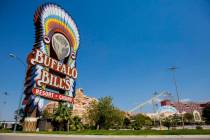 Buffalo Bill's hotel-casino' sign on Tuesday, Aug. 23, 2016, in Primm, Nevada. The hotel and ca ...