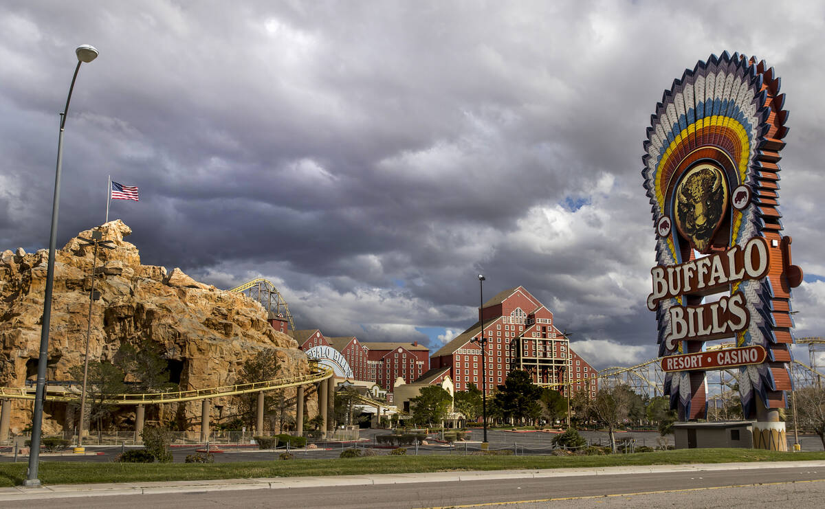 Buffalo Bill's is closed due to the novel coronavirus on Tuesday, April 7, 2020, in Primm. The ...