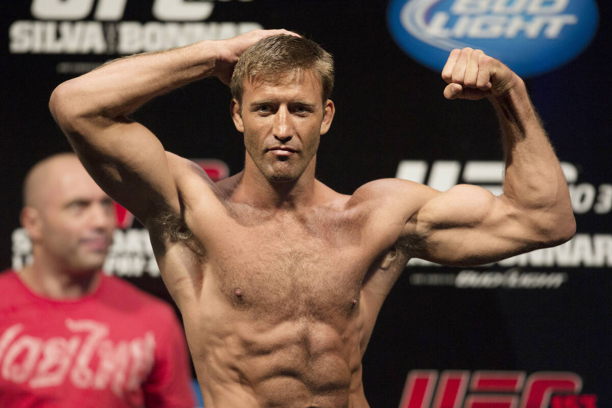 FILE - Mixed martial arts fighter Stephan Bonnar, of the United States, poses during the Ultima ...