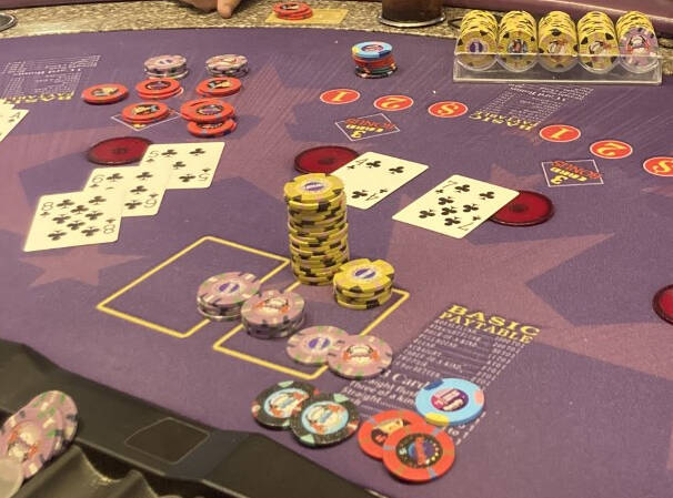 Sandra Haynes of Kauai County, Hawaii, won $125,878 playing Let It Ride at Harrah's Las Vegas o ...