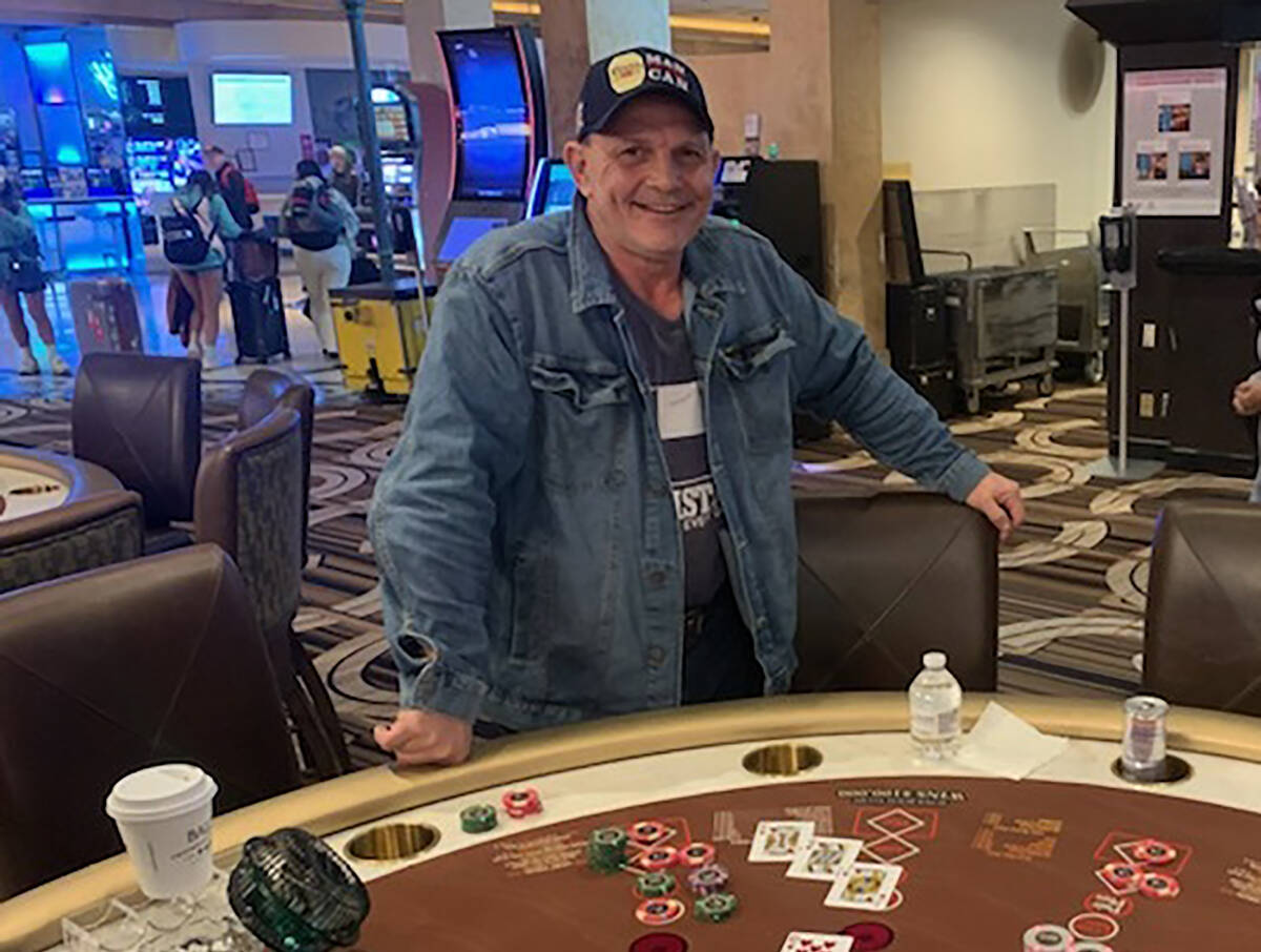 Jeff Reeves of Cortez, Colo., hit a royal flush in Three Card Poker and won nearly $500,000 at ...