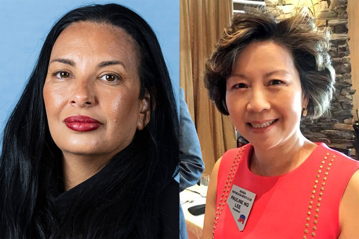 Sigal Chattah, left, and Pauline Ng Lee. (Review-Journal file)