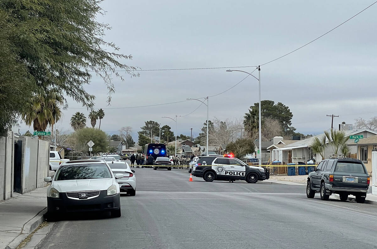 A road rage situation resulted in an officer-involved shooting Friday, Dec. 30, 2022, near Nort ...