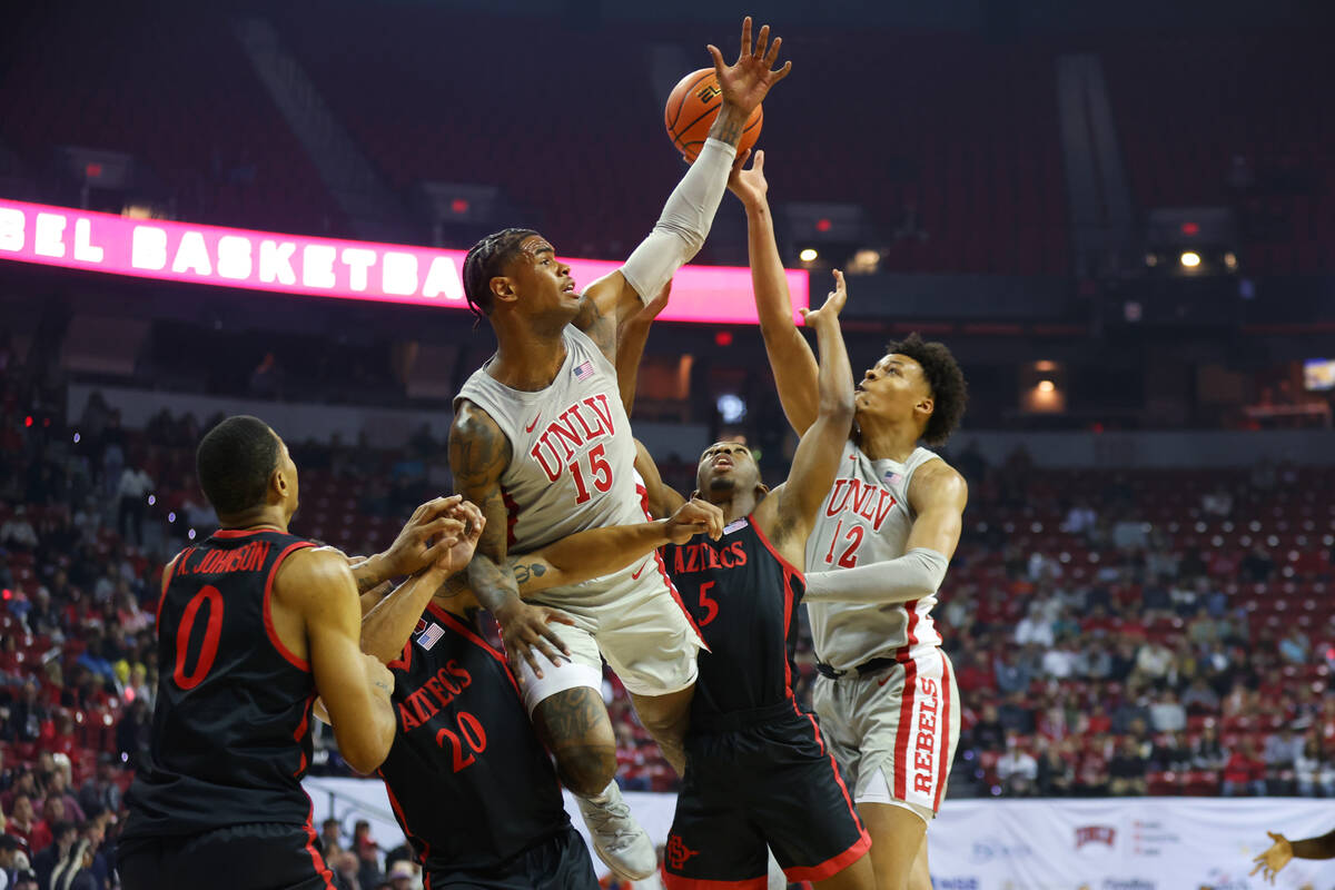 UNLV basketball loses to San Diego State, now 0-2 in Mountain West, UNLV  Basketball, Sports