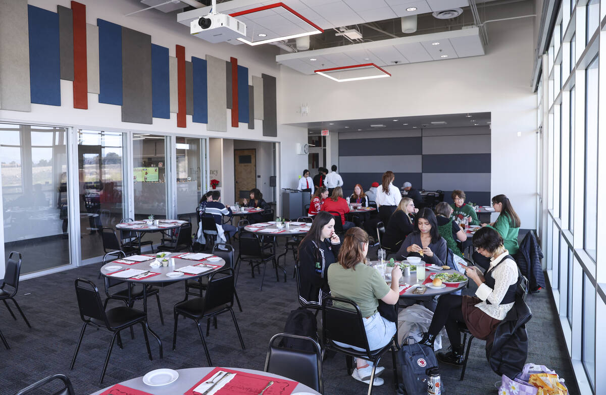 Students and staff dine at The Whitney, a student-operated restaurant at Southeast Career Techn ...