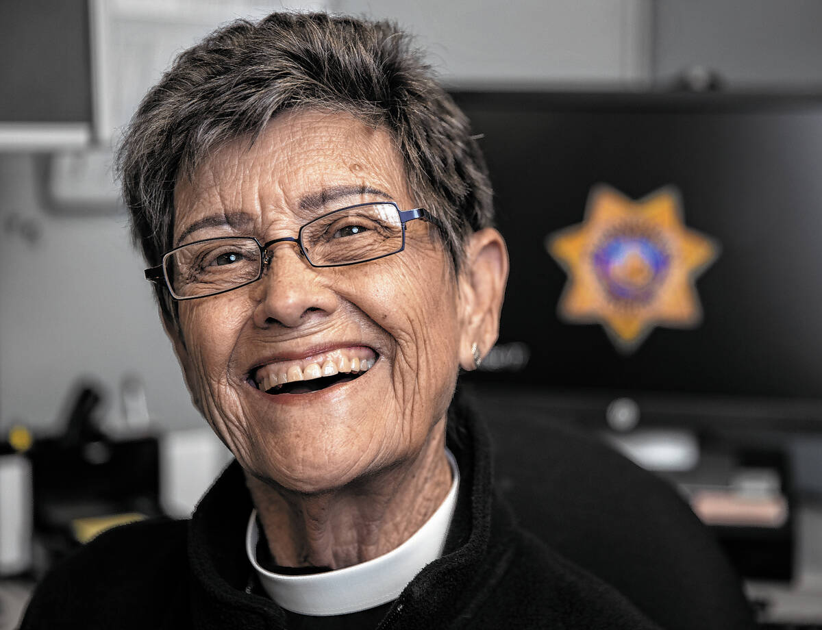 Bonnie Polley has been the chaplain at the Clark County Detention Center for nearly 40 years. P ...