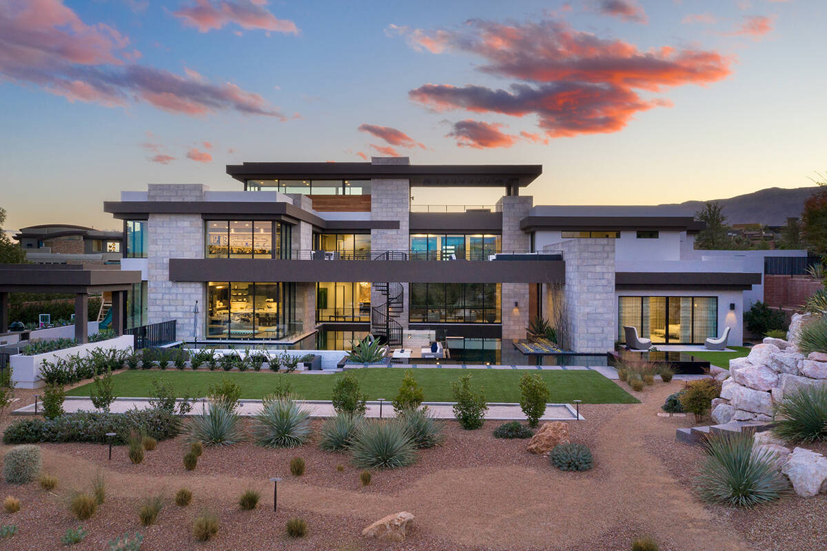 An estate on Soaring Bird Court in The Ridges in Summerlin sold in February for $12.5 million. ...