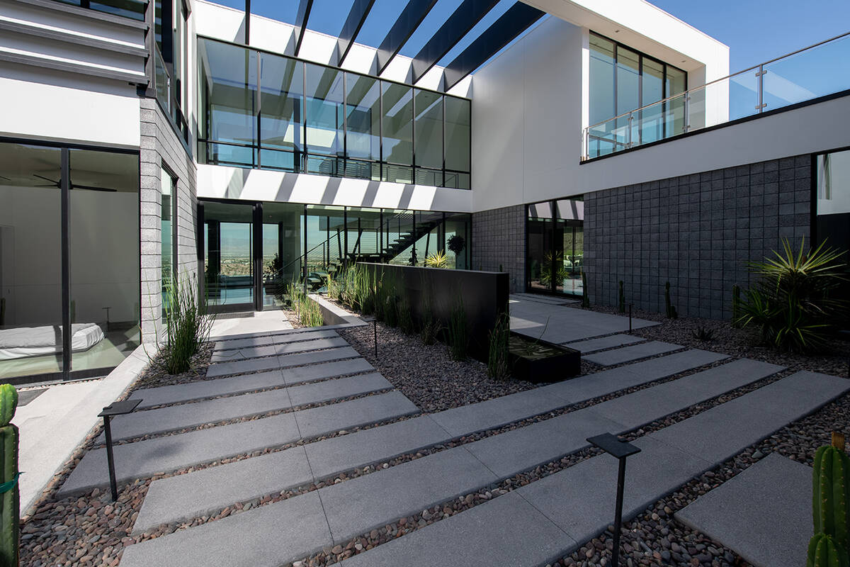 A two-story home on Boulderback Drive in Ascaya Henderson sold in June for $9.14 million. (Simp ...
