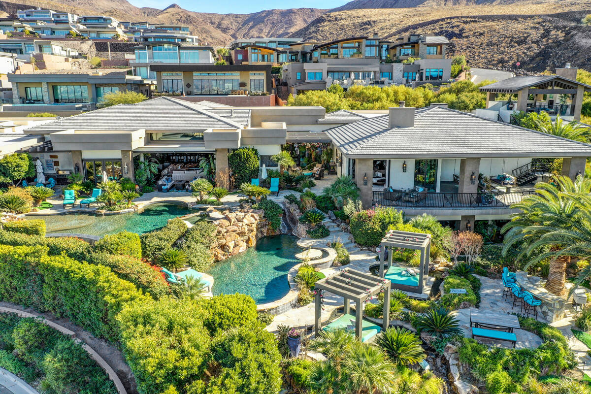 A MacDonald Highlands home on Boulder Summit Drive is the new leader for Las Vegas listings. It ...