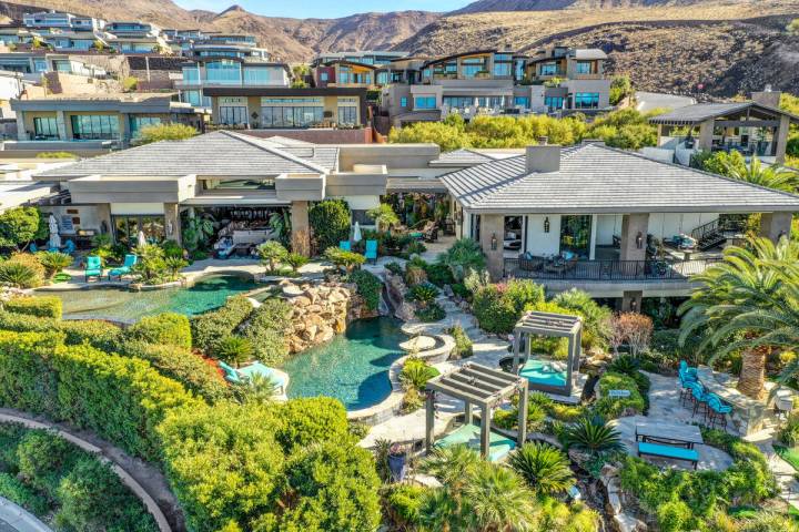 A MacDonald Highlands home on Boulder Summit Drive is the new leader for Las Vegas listings. It ...