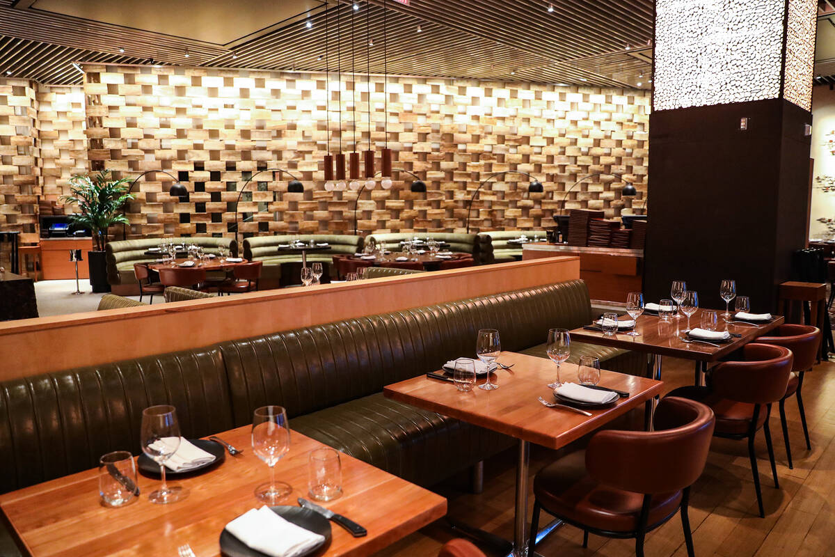 Michael Mina’s StripSteak at Mandalay Bay in Las Vegas, Wednesday, Jan. 4, 2023. (Rachel ...