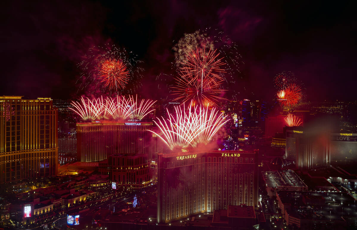 4K HDR) Fremont Street Las Vegas New Year's Eve 2023 - Las Vegas
