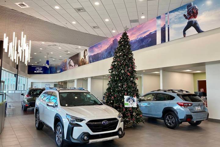 Centennial Subaru’s showroom measures a massive 11,018 square feet. (Centennial Subaru)