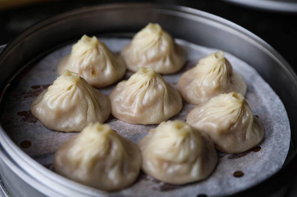 Xiao long bao at ShangHai Taste in Las Vegas, Thursday, Jan. 12, 2023. (Rachel Aston/Las Vegas ...