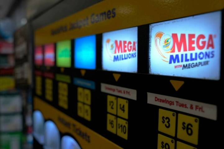 A lottery ticket vending machine is seen at a convenience store Tuesday, Jan. 3, 2023, in North ...