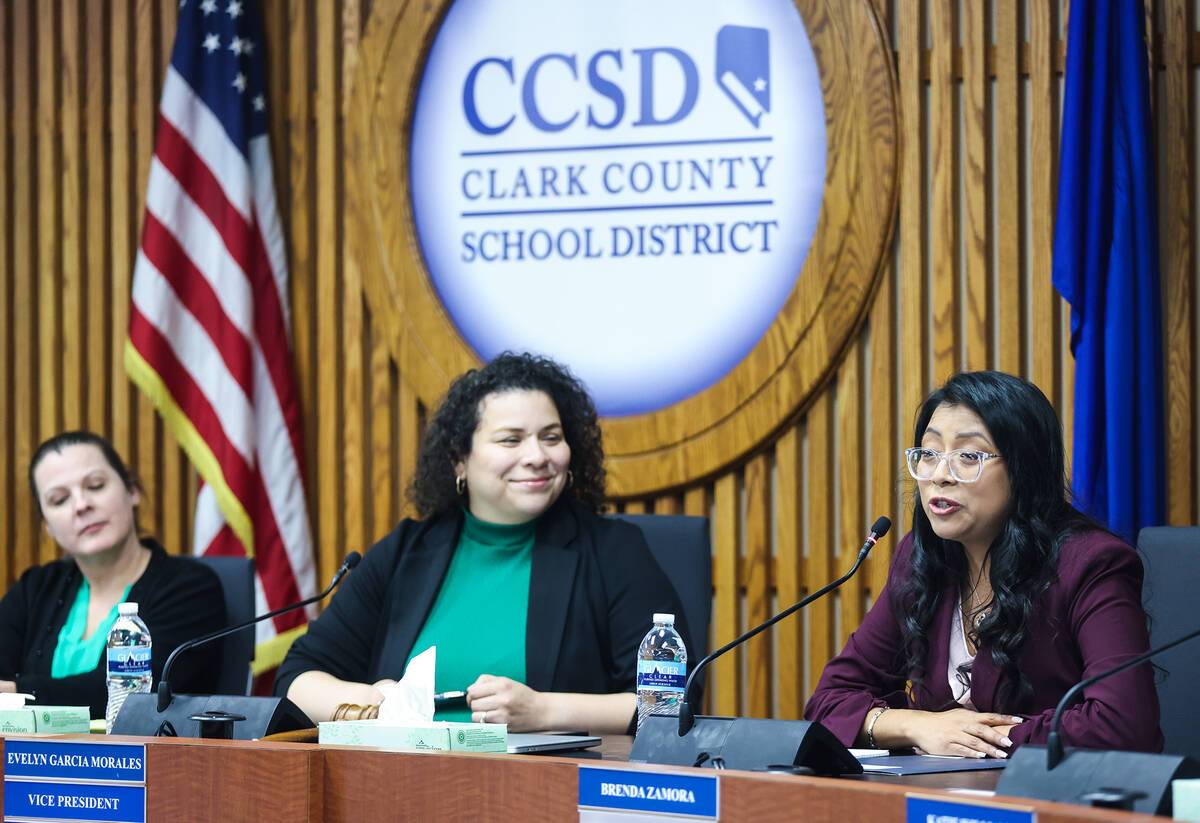 2 newcomers, 1 incumbent sworn in to CCSD school board positions ...