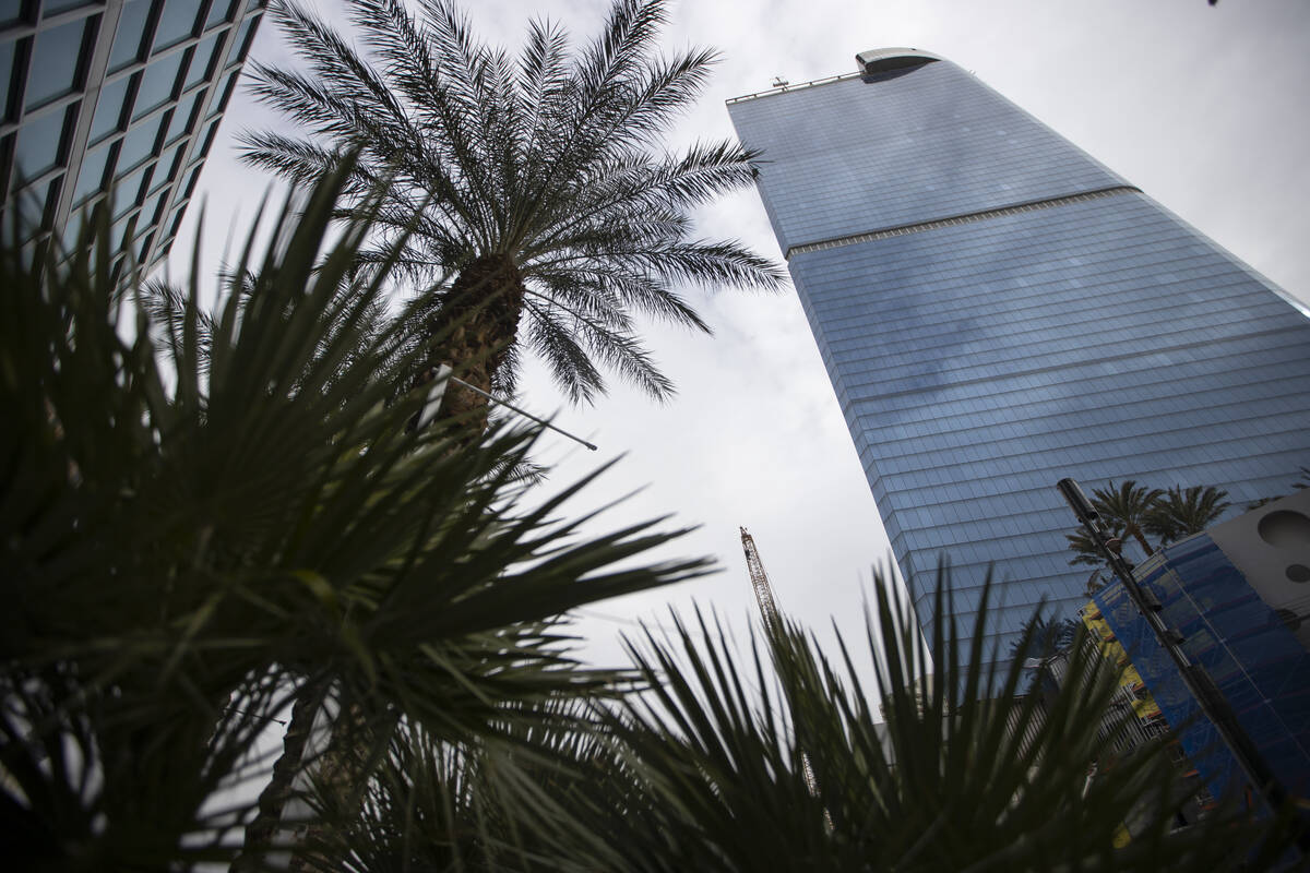 Construction of the Fontainebleau Las Vegas on the Strip in Las Vegas is seen on Wednesday, Jan ...