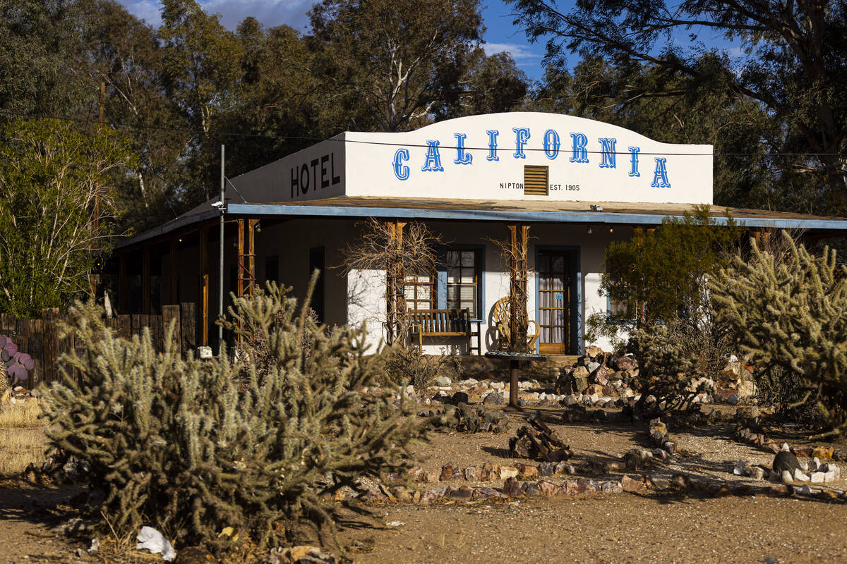 Hotel California in Nipton, Calif., a small desert town purchased by entertainment company Spie ...