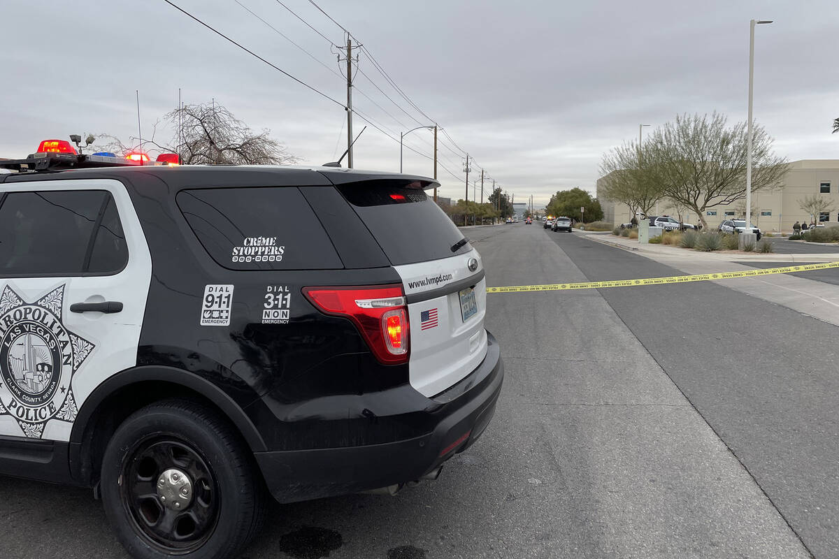 Police investigate a homicide Wednesday, Jan. 4, 2023, at a business on the 500 block of East P ...
