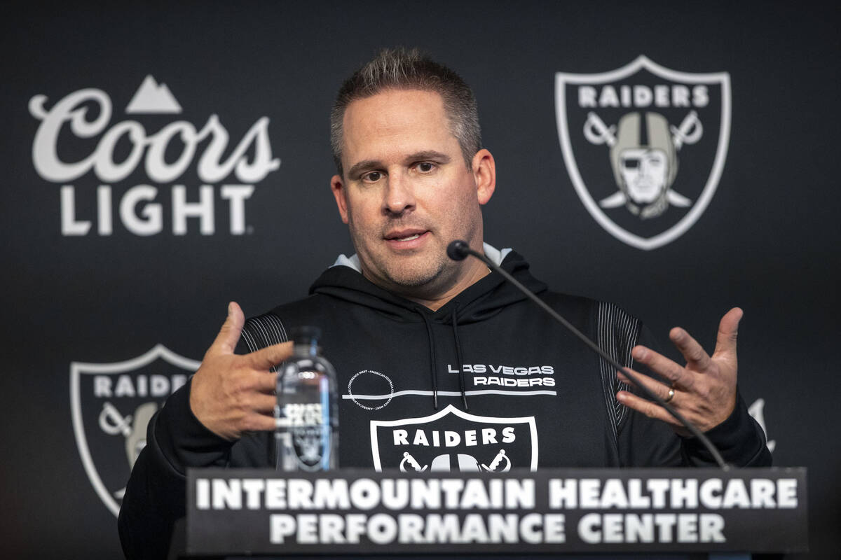 Raiders coach Josh McDaniels speaks to media Raiders News Sports