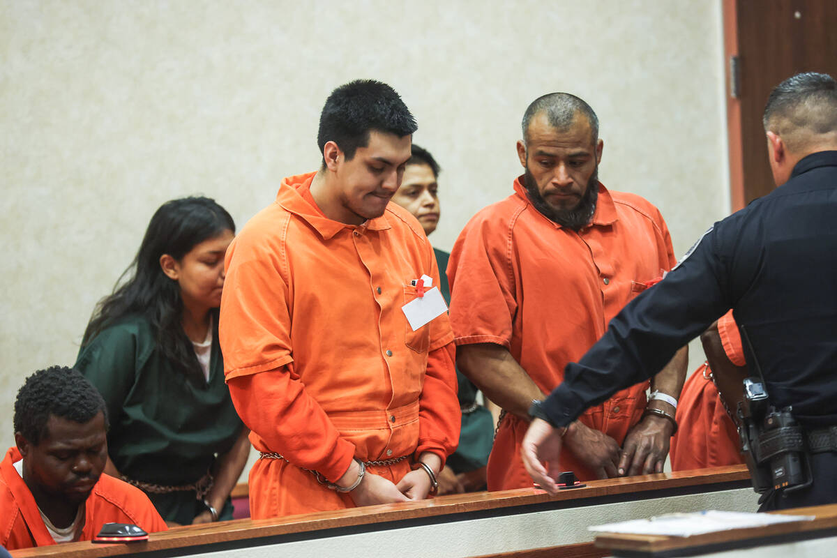 Fernando Reyes, left, who allegedly drove impaired and crashed on Sunday, killing two pedestria ...