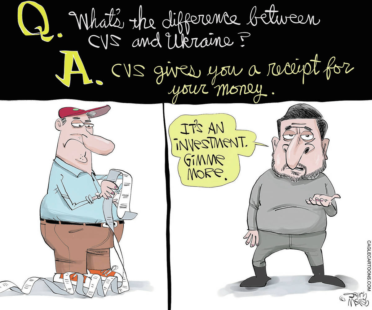 What's the difference between CVS and Ukraine? | CARTOONS | Las Vegas Review-Journal What's the difference between CVS and Ukraine? | CARTOONS | Las Vegas Review-Journal