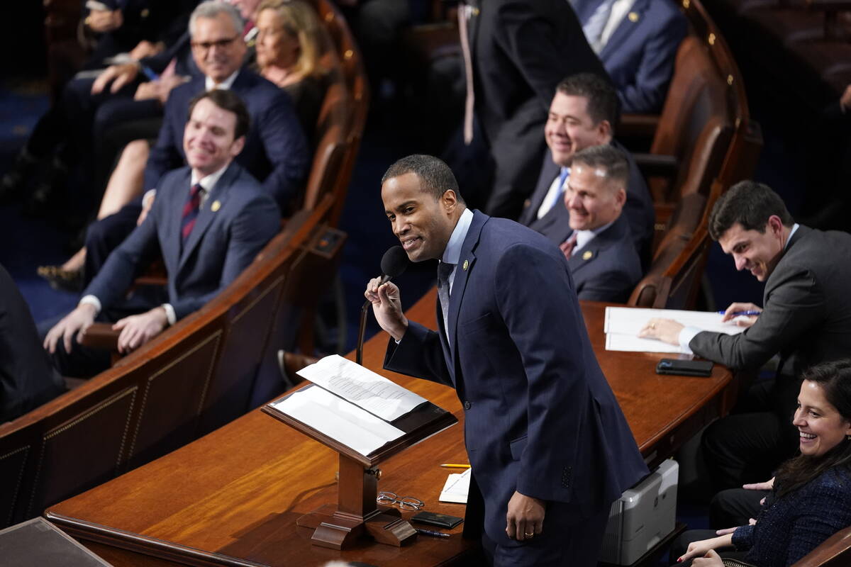 Rep. John James, R-Mich., nominates Rep. Kevin McCarthy, R-Calif., for speaker for the seventh ...