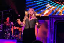 Janae Longo performs as Adele the "Legends in Concert" show 'Legendary Divas" at Tropicana on S ...