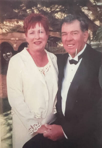 Marciel Scott, left, with her husband, Clifford (courtesy of son Gary Scott)