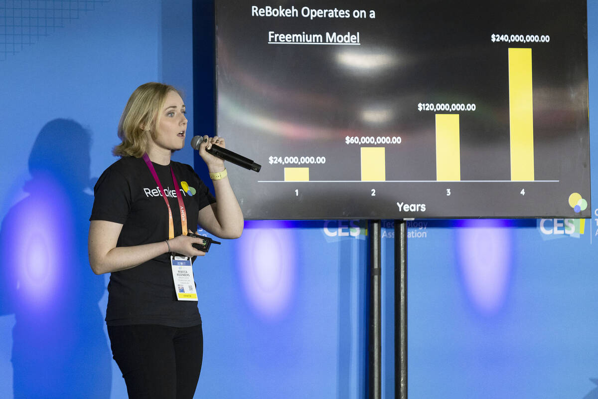 Rebecca Rosenberg, CEO and founder of ReBokeh, speaks about ReBokeh, a medical technology start ...
