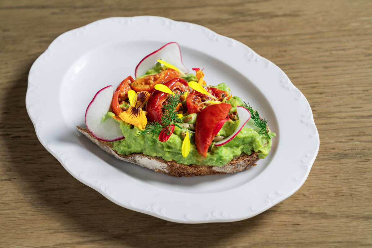 Primrose in Park MGM is serving avocado toast for Las Vegas Vegan Dining Month in January 2023. ...