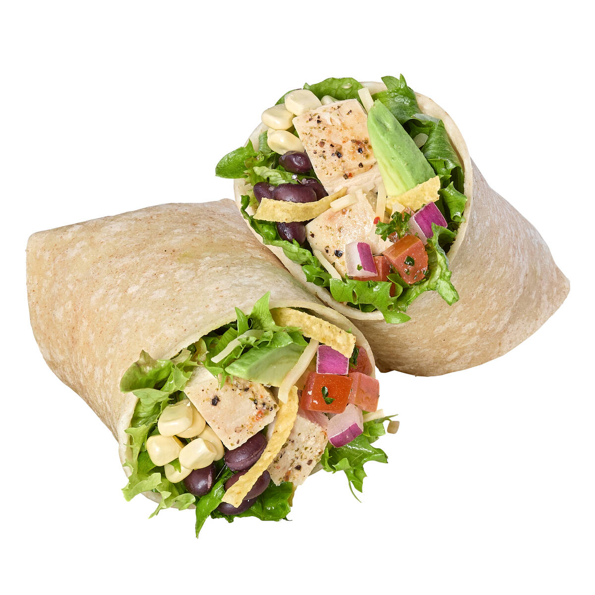 A barbecue ranch wrap from Salad and Go. (Salad and Go)