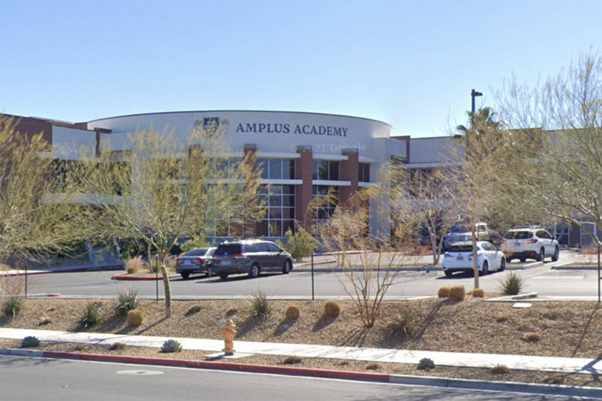 Amplus Academy at 8377 W. Patrick Lane in Las Vegas is seen in a screenshot. (Google)