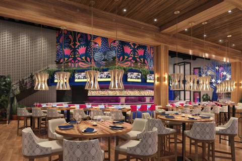 A rendering of the interior of Rosa Mexicano, which is scheduled to open in late 2023 in the Mi ...
