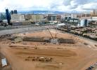 Las Vegas Formula One centerpiece begins to rise from the ground