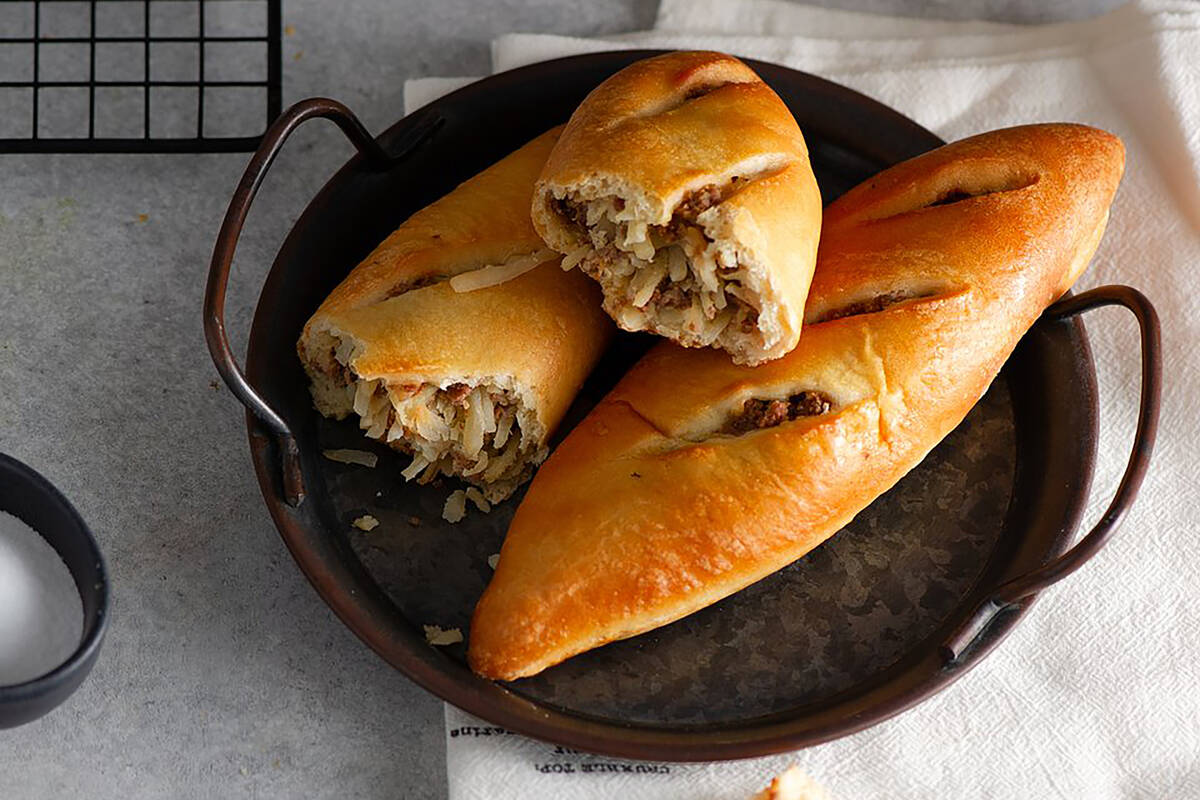 A beef and potato piroshky from Piroshky Piroshky bakery. (Piroshky Piroshky)