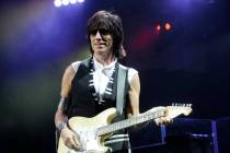 Guitarist Jeff Beck performs in concert at Madison Square Garden on Thursday, Feb. 18, 2010 in ...