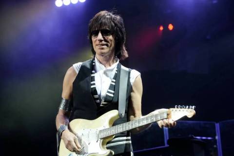 Guitarist Jeff Beck performs in concert at Madison Square Garden on Thursday, Feb. 18, 2010 in ...