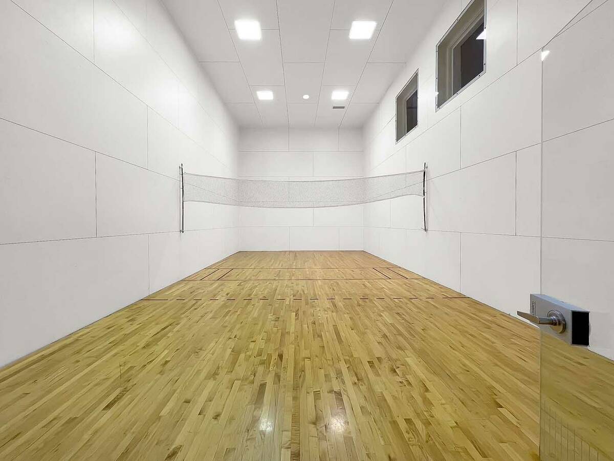 1st Class Real Estate Vegas Homes The 9,954-square-foot home features an underground racquetbal ...
