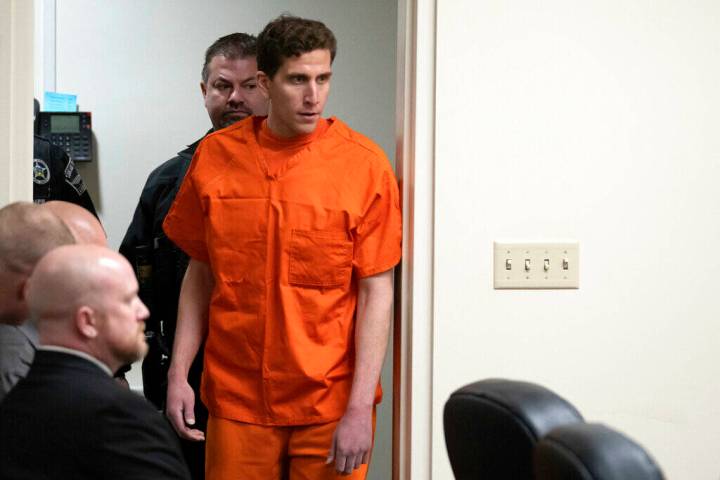 FILE - Bryan Kohberger, right, who is accused of killing four University of Idaho students in N ...
