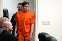 FILE - Bryan Kohberger, right, who is accused of killing four University of Idaho students in N ...