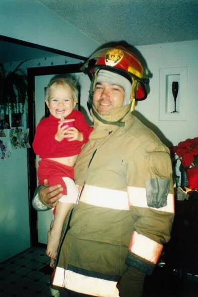 Captain Dennis Snider, who spent three decades with the Clark County Fire Department, is shown ...
