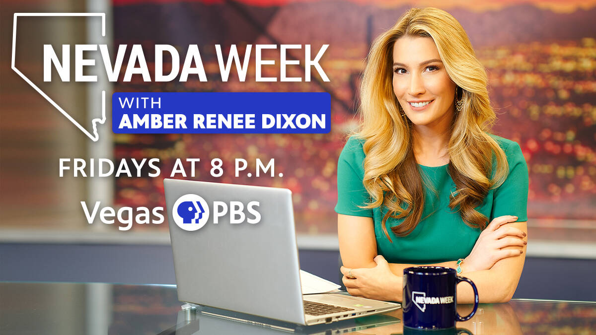 Amber Renee Dixon, host of "Nevada Week," is shown in a promotional photo. (Vegas PBS)