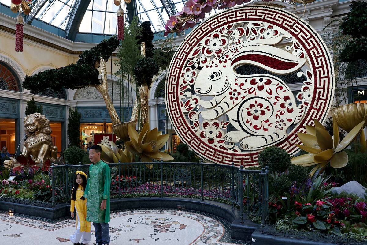 Bellagio's Lunar New Year Display - Las Vegas Weekly