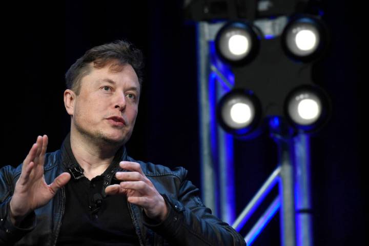 FILE - Tesla and SpaceX Chief Executive Officer Elon Musk speaks at the SATELLITE Conference an ...
