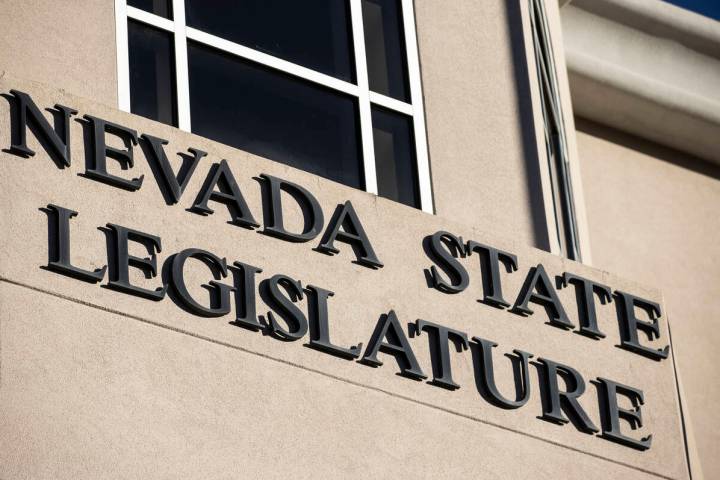 Nevada State Legislature Building in Carson City. (Benjamin Hager/Las Vegas Review-Journal) @be ...