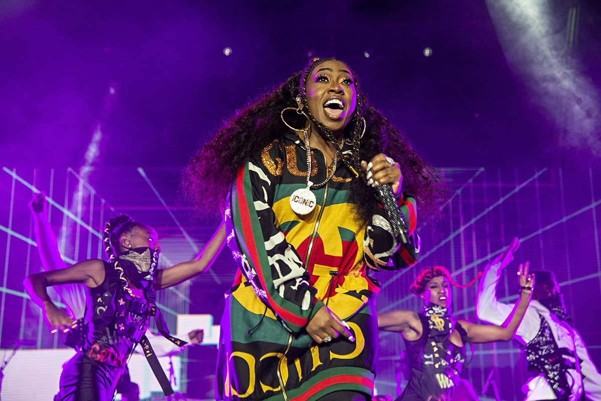 In this July 7, 2018, file photo, Missy Elliott performs at the 2018 Essence Festival in New Or ...